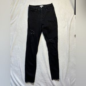 Kendall and Kylie black button pants size 3/4